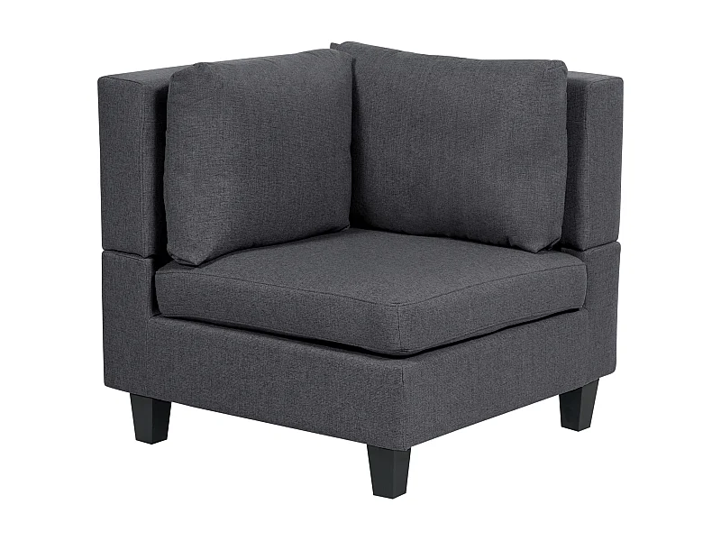 Eckmodul UNSTAD Stoff Dunkelgrau