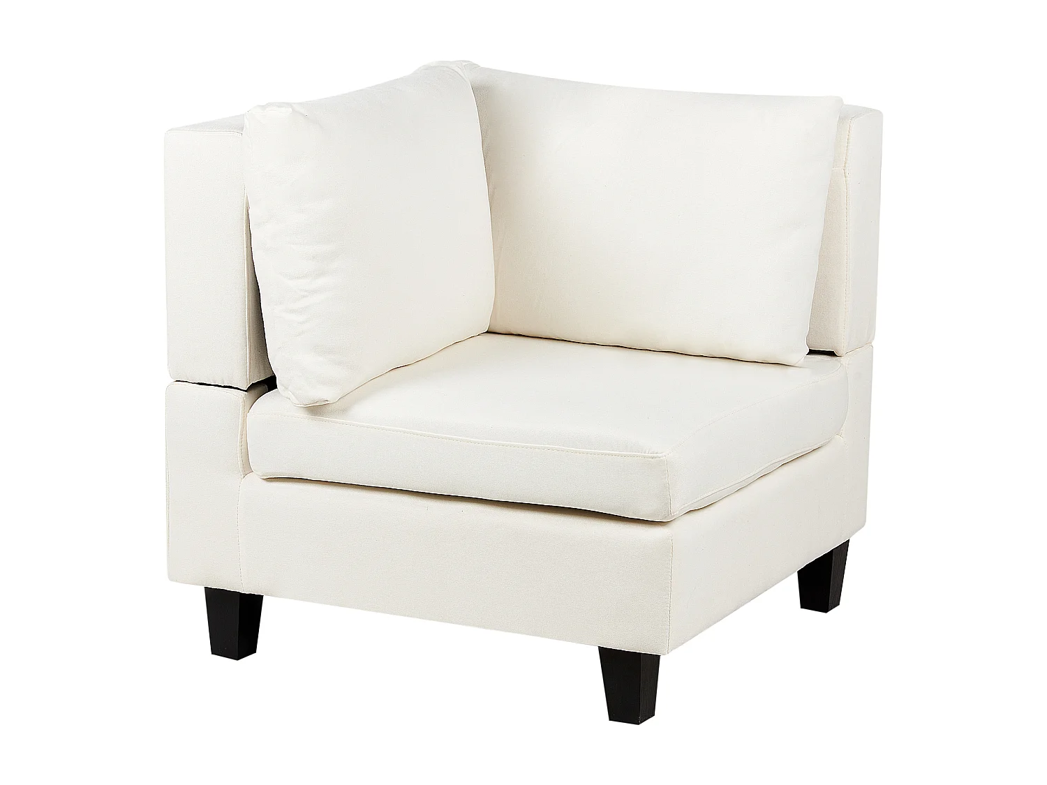 Module d'angle UNSTAD Tissu Blanc cassé