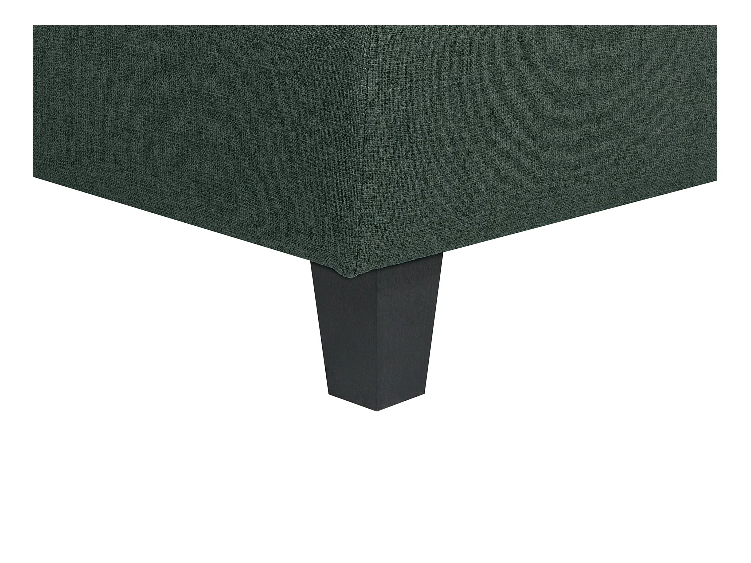 Sofa modułowa UNSTAD Ciemnozielony z otomaną dla 3 osób