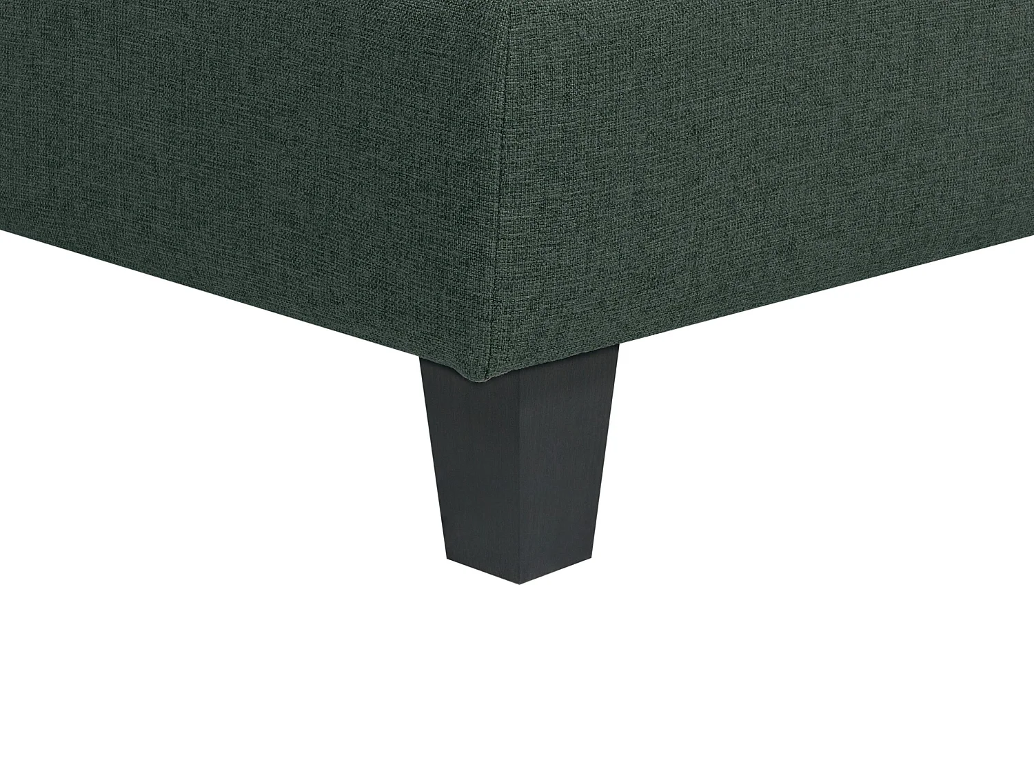 Modulaire bank UNSTAD Stof Donkergroen Met ottomaan 3-zitter