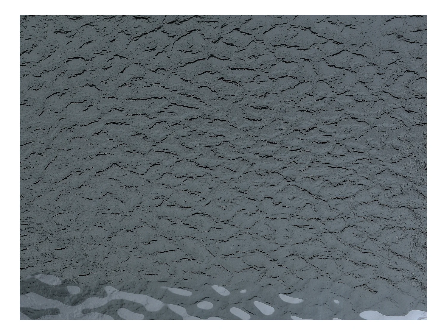 Verlengbare eettafel van 6 tot 10 plaatsen van gehard glas met structuur en metaal - Zwart - LEGRIO van Maison Céphy