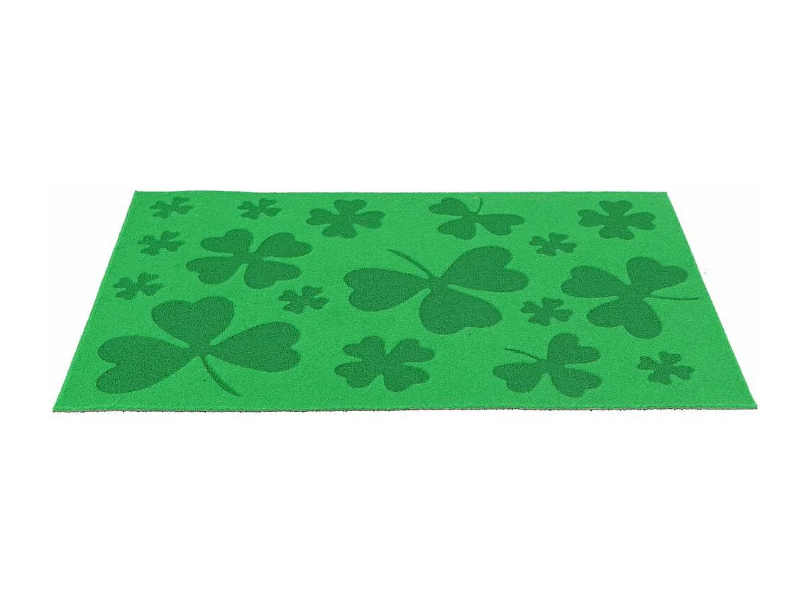 Felpudo de trébol en relieve