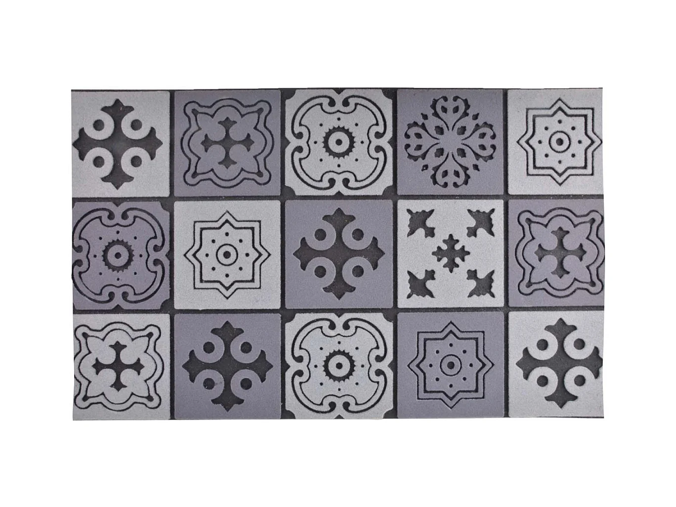 Tapis en caoutchouc motif Mosaique