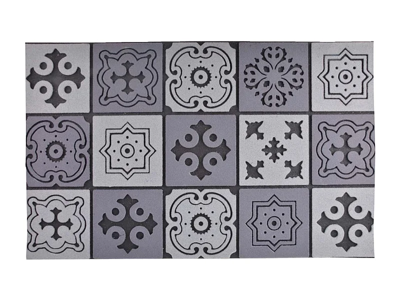 Tapis en caoutchouc motif Mosaique