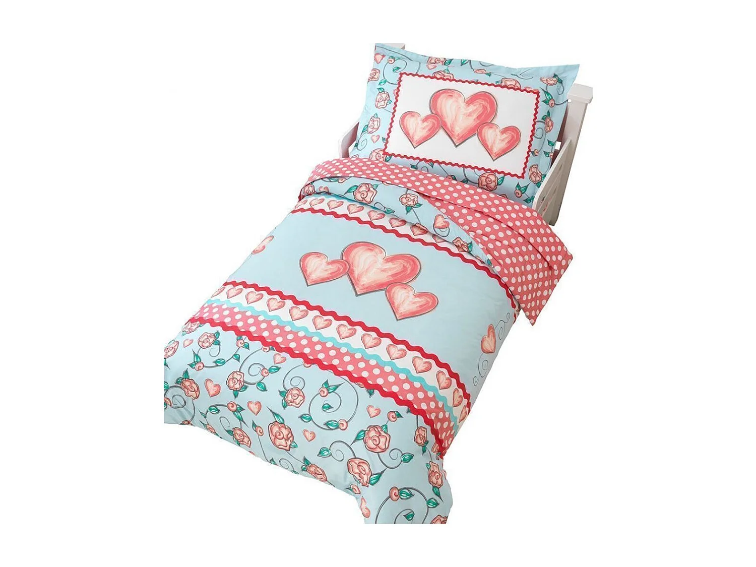 Parure de lit enfant Coeurs