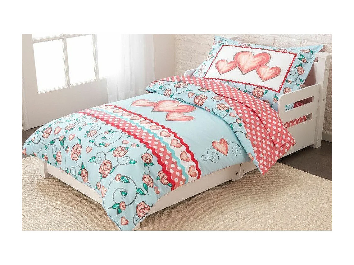 Parure de lit enfant Coeurs