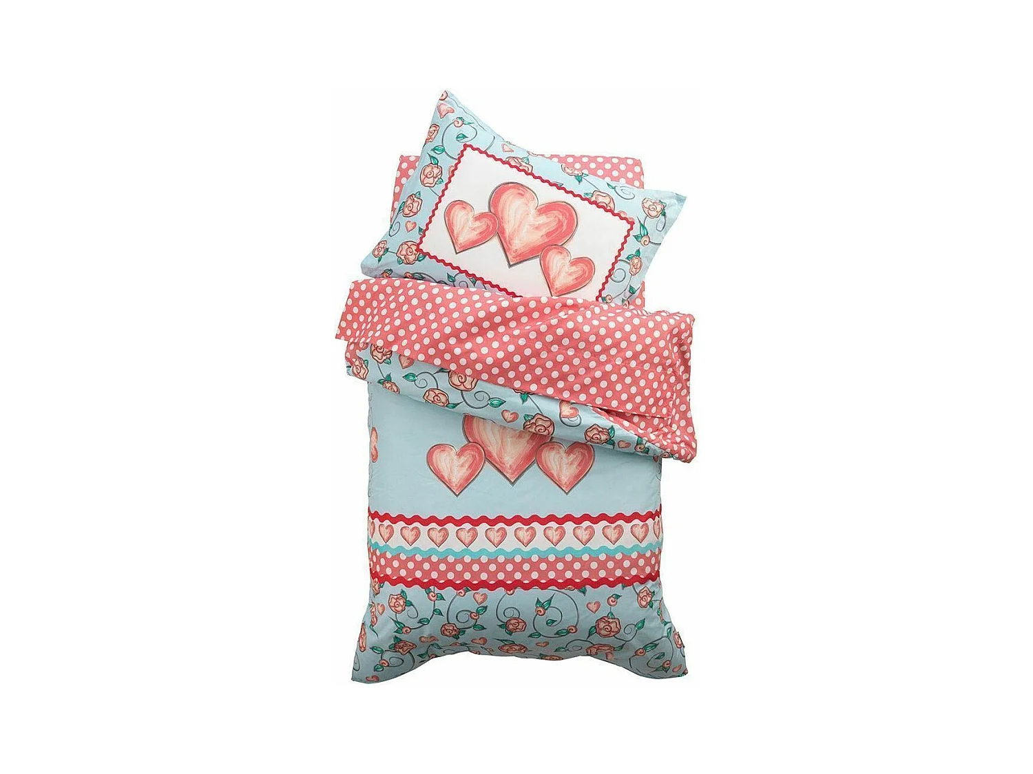 Parure de lit enfant Coeurs