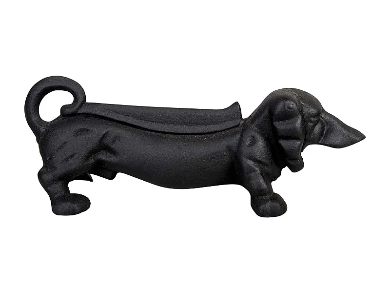 Gusseiserner Fußkratzer Dackel