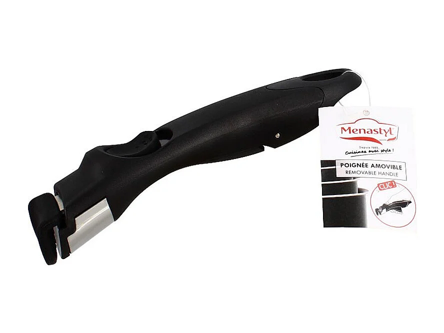 Menastyl - Set De 3 Pieces Poeles En Aluminium Induction Avec Poignee Amovible