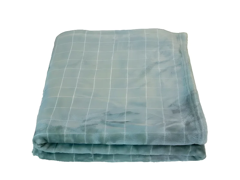 COUVERTURE MICRODOUX 75x100 cm CARREAUX