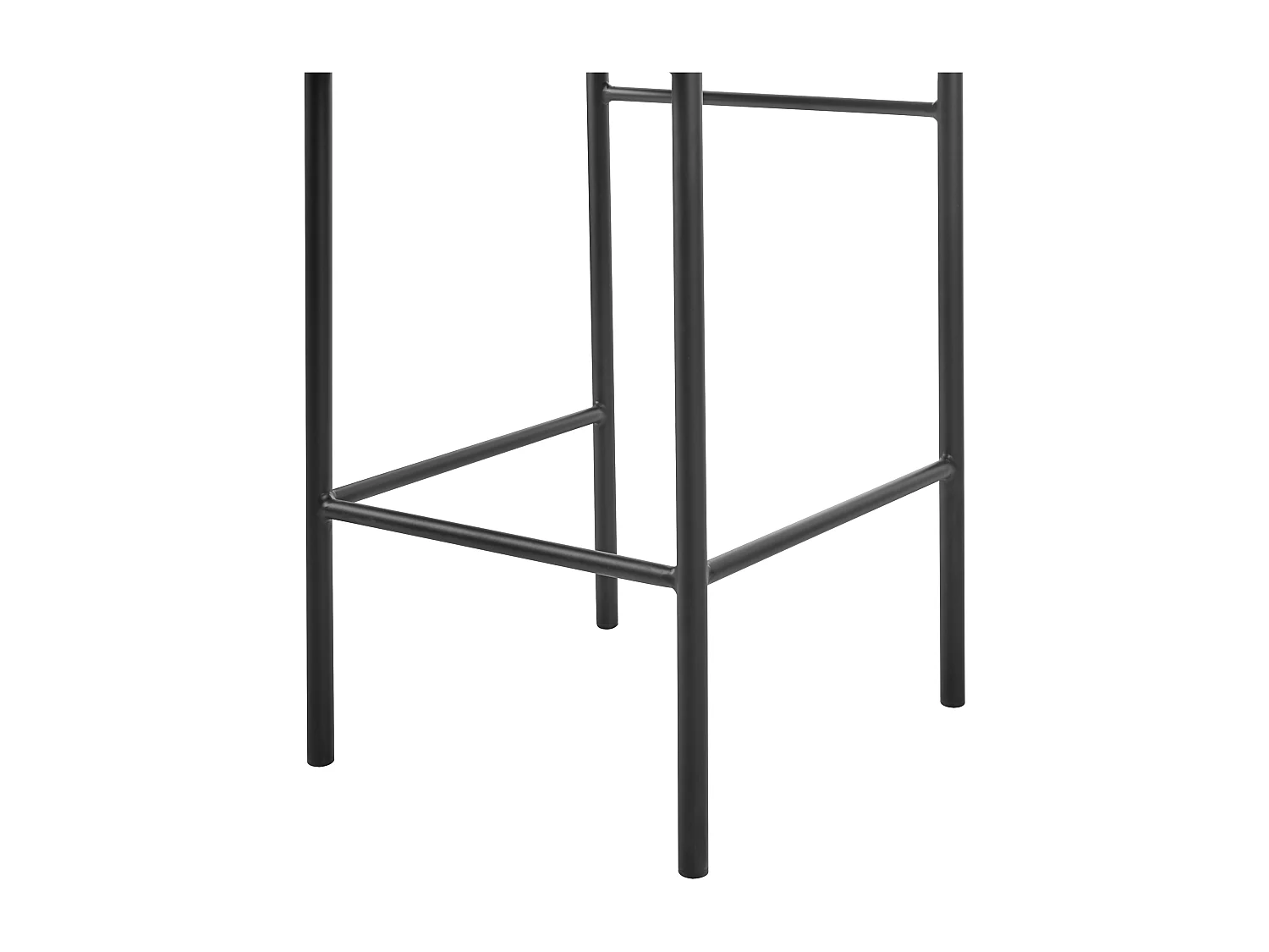Lot de 2 chaises de bar AMAYA Gris clair