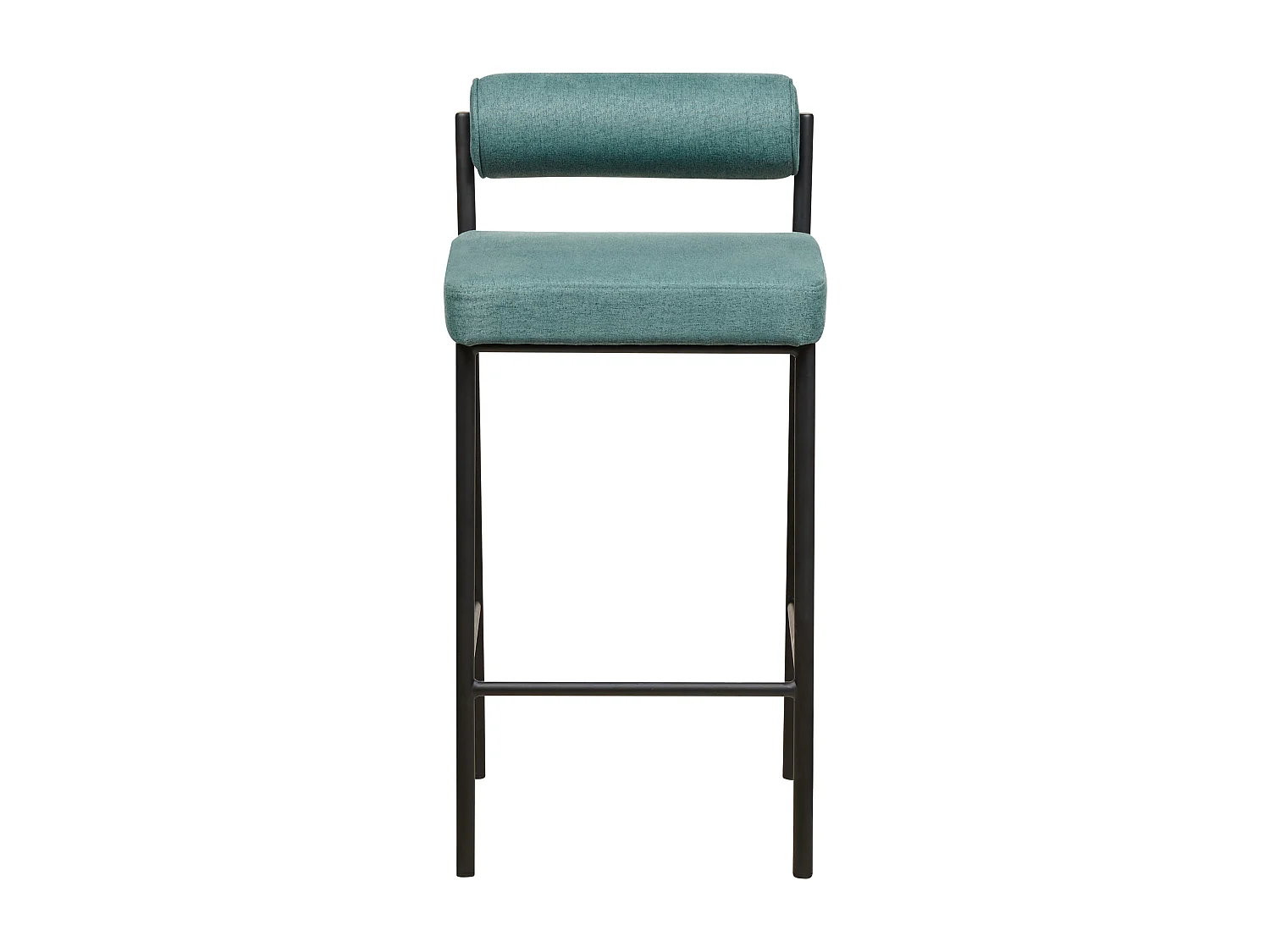 Lot de 2 chaises de bar AMAYA Bleu paon