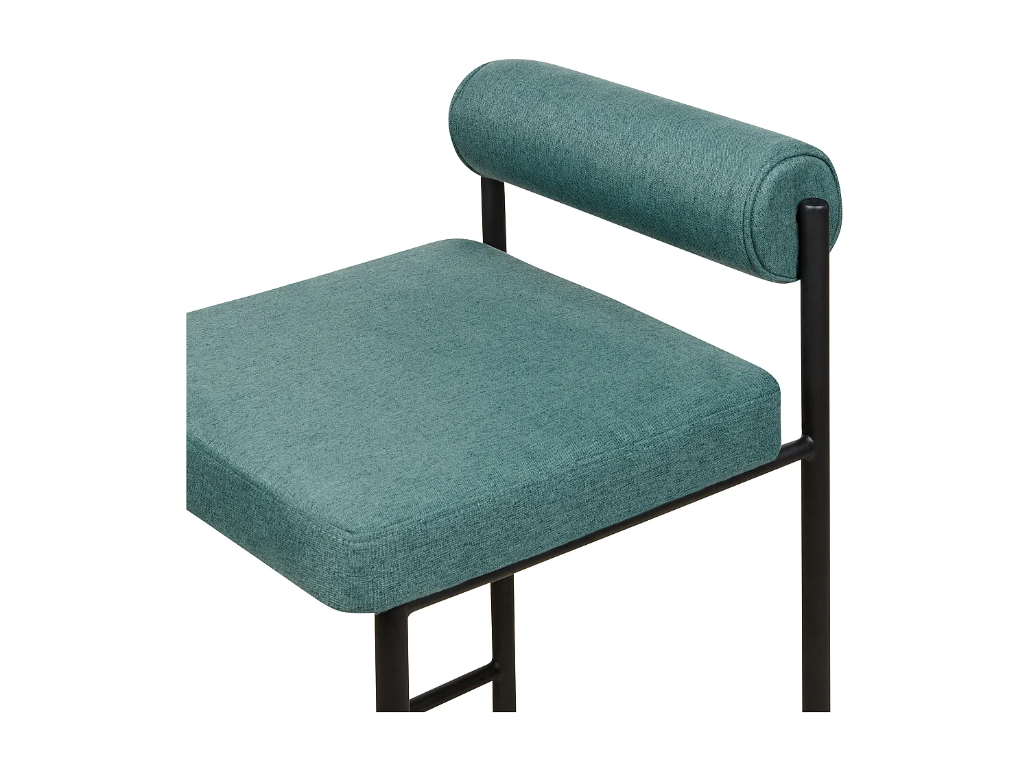 Lot de 2 chaises de bar AMAYA Bleu paon