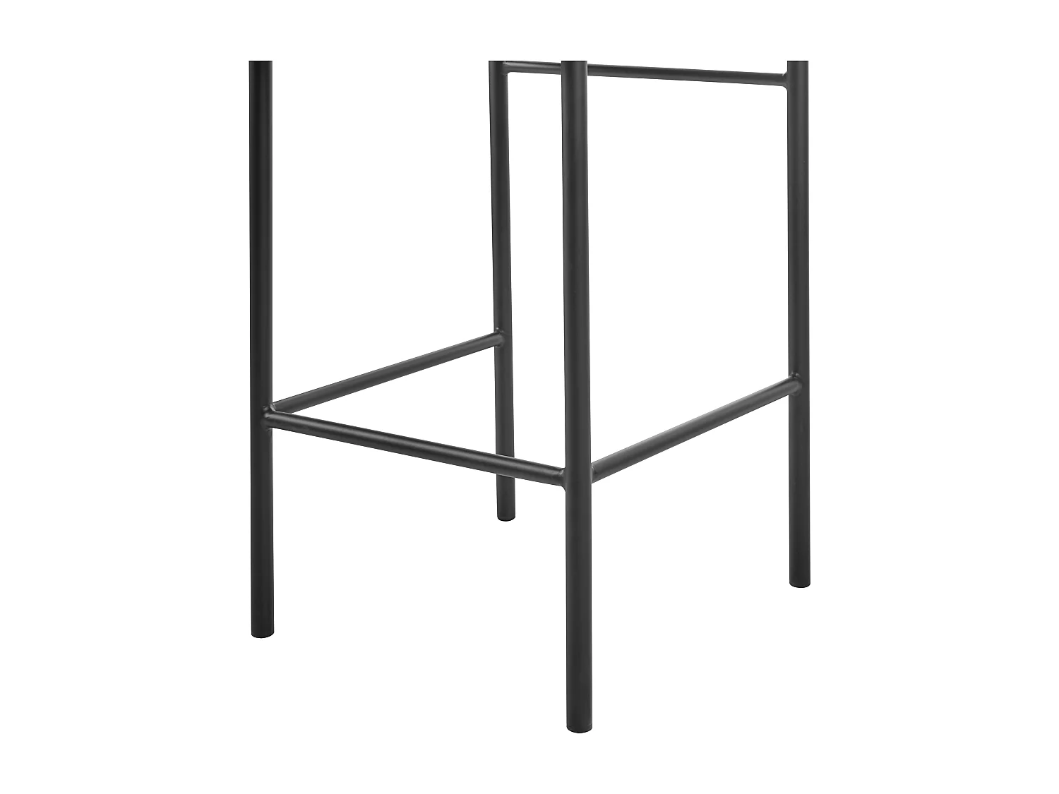 Lot de 2 chaises de bar AMAYA Bleu paon