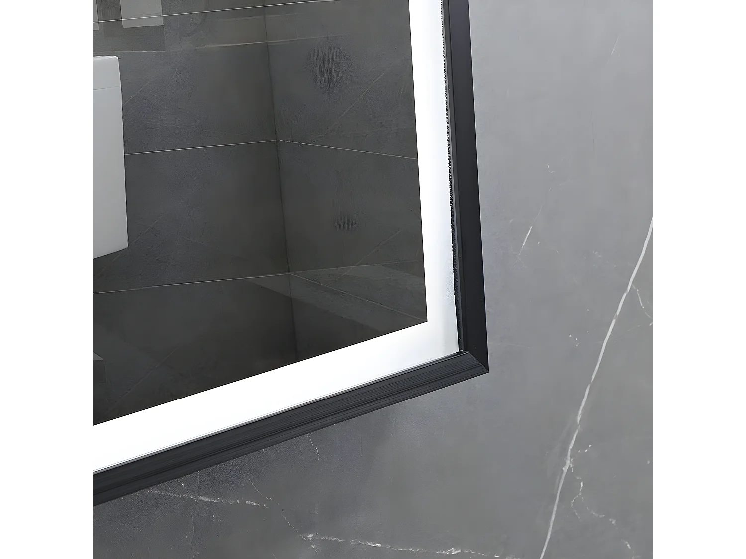 Grifo mezclador de lavabo gris cepillado cuadrado elevado LuxuryBain