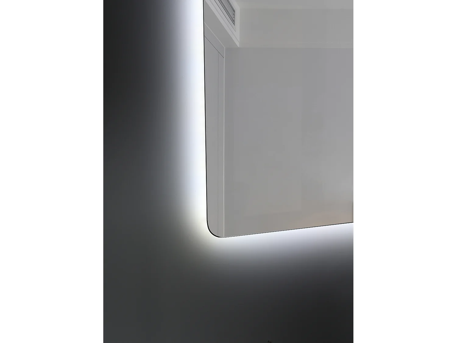 LuxuryBain- Miroir de salle de bain LED 50x70cm anti buée à luminosité variable LB-85070-50-70