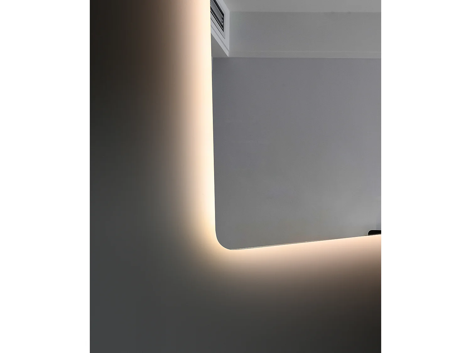 LuxuryBain- Miroir de salle de bain LED 50x70cm anti buée à luminosité variable LB-85070-50-70