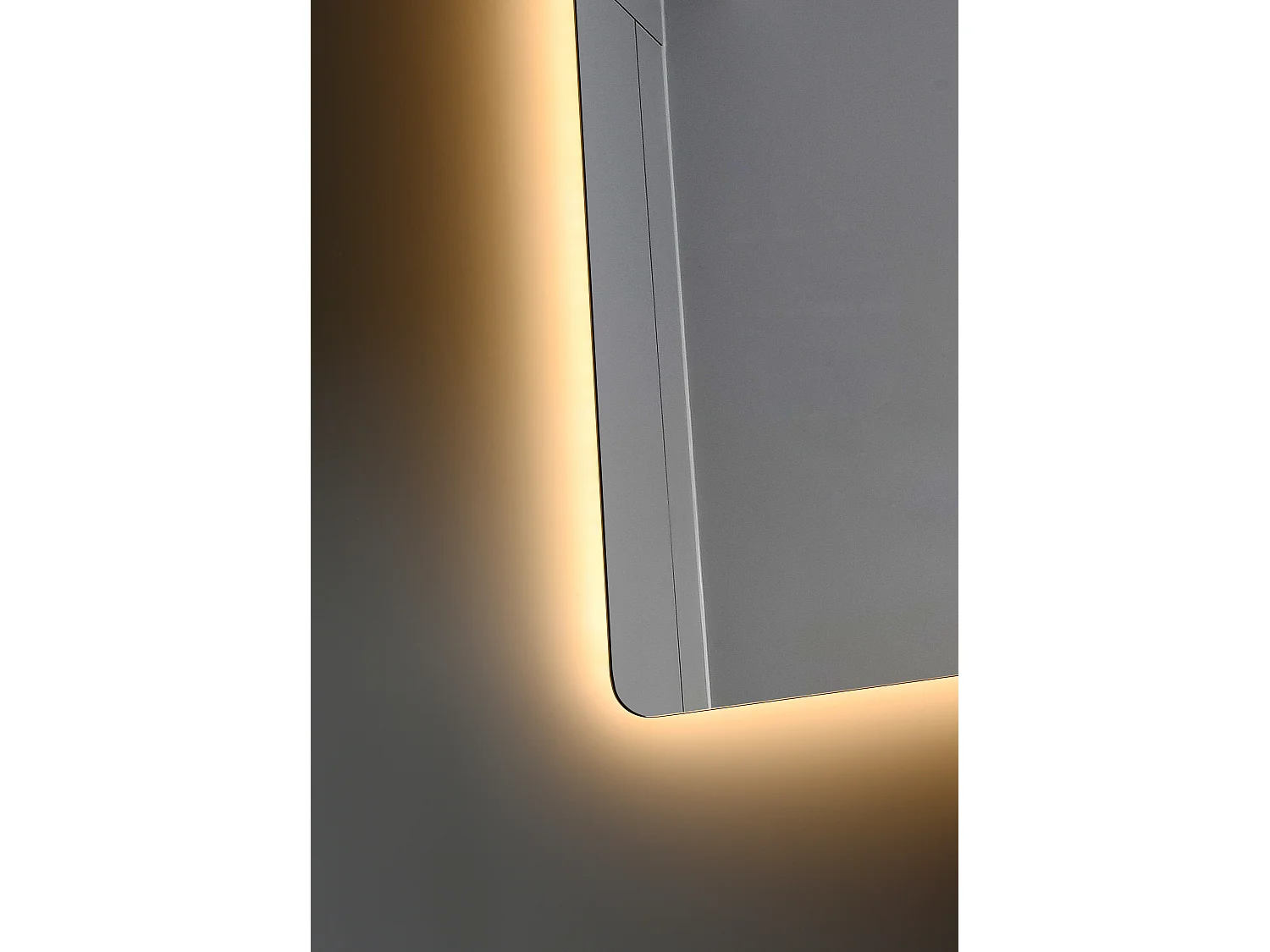 LuxuryBain- Miroir de salle de bain LED 50x70cm anti buée à luminosité variable LB-85070-50-70