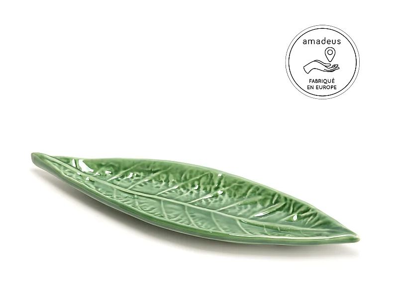 Plat feuille chou 33 cm