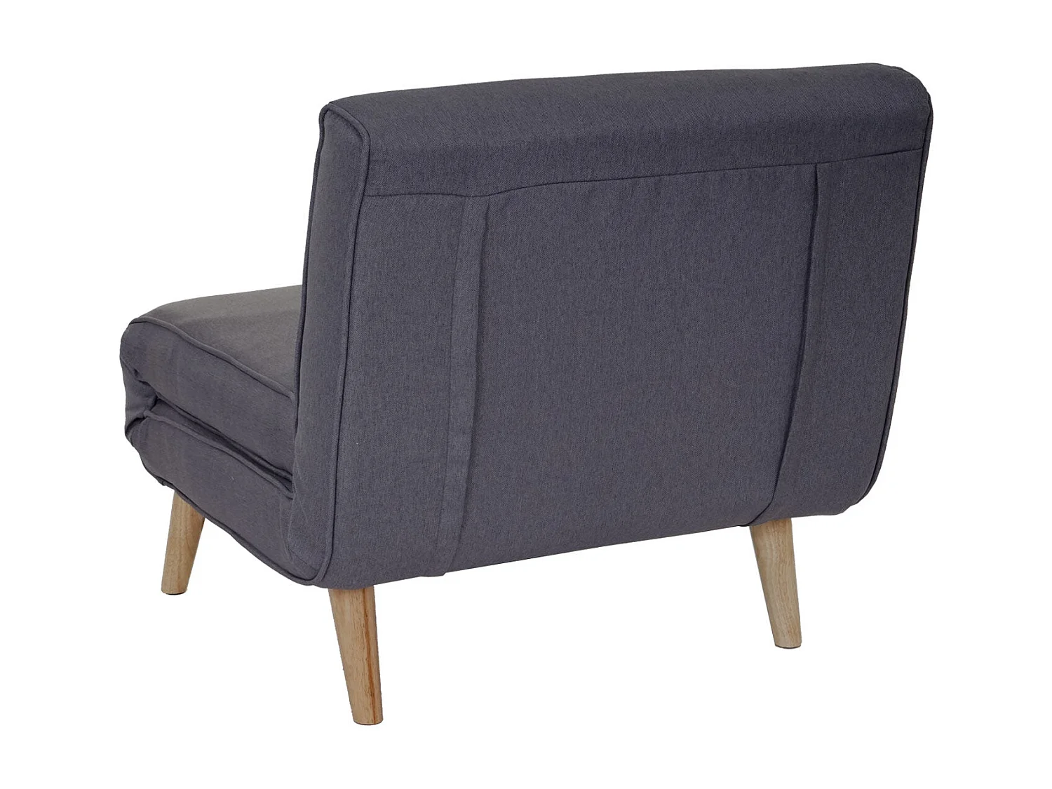 Canapé-lit fauteuil de couchage tissu grise 75 x 70 x 77 cm 04_0003094
