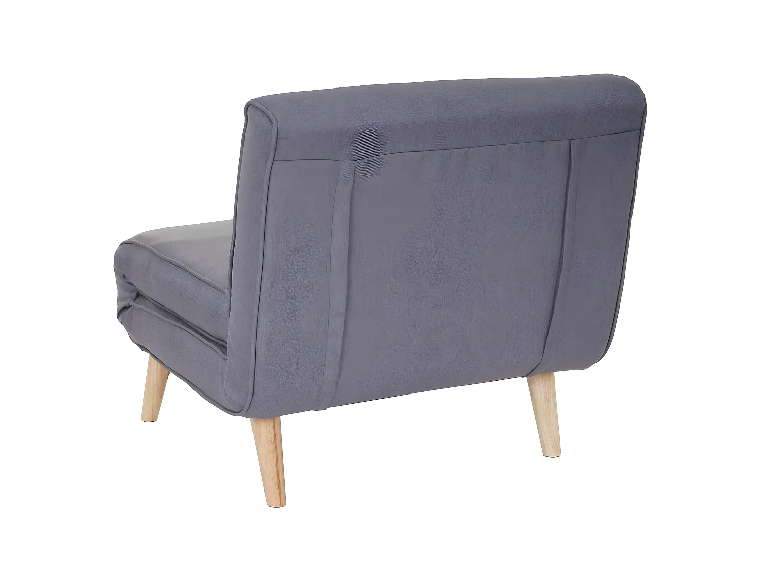 Canapé-lit fauteuil de couchage tissu grise 75 x 70 x 77 cm 04_0003095