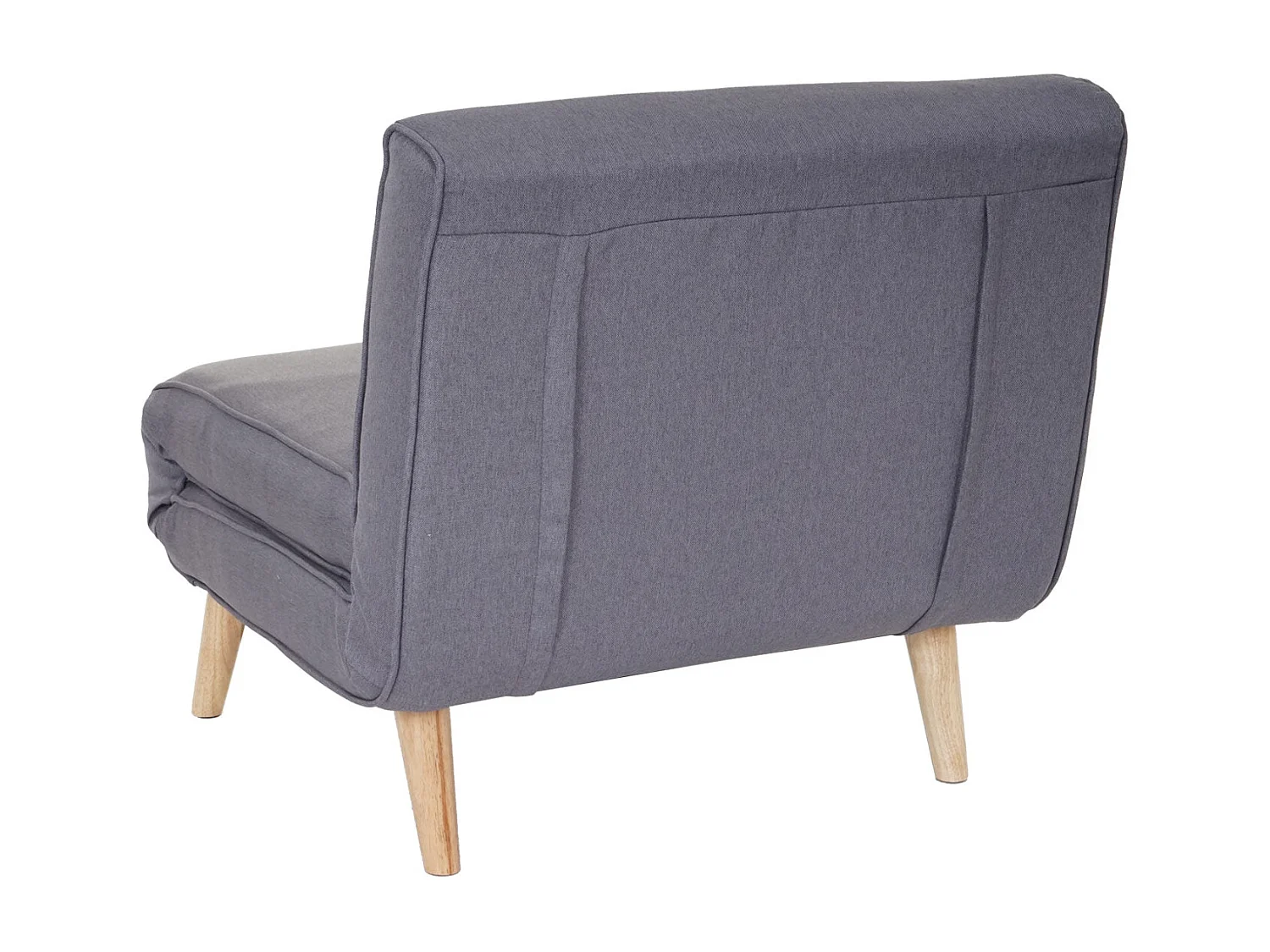 Canapé-lit fauteuil de couchage tissu grise 75 x 70 x 77 cm 04_0003095