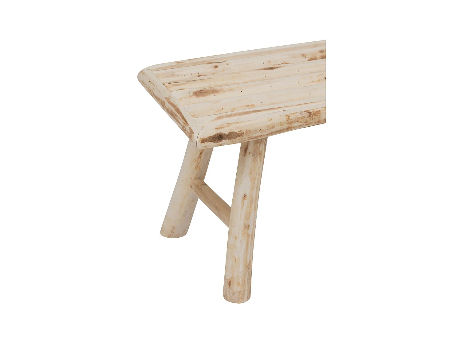 Kleiner Rohholzbank 70 x 26 x 31 cm