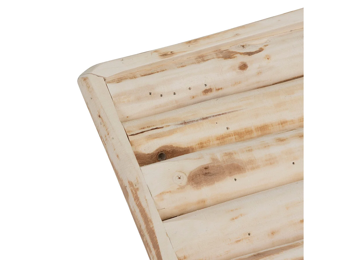 Banc en Bois naturel rendu artisanal L 70 cm