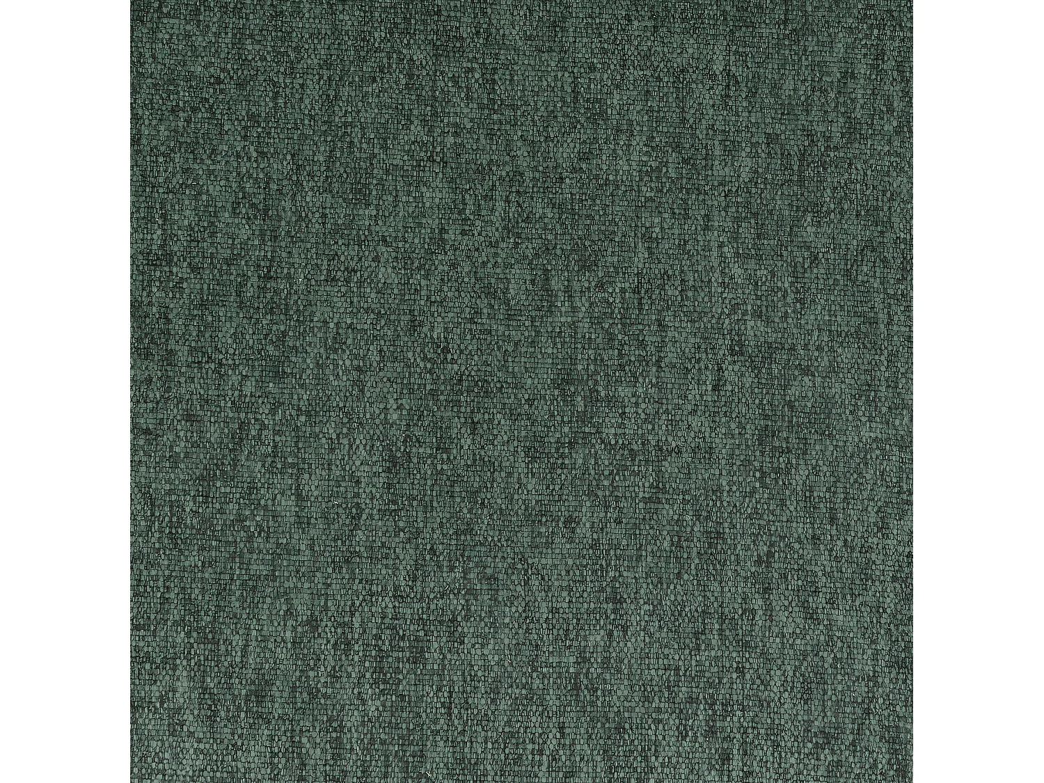 Chaise de table en tissu Vert cèdre et pieds en métal effet bois