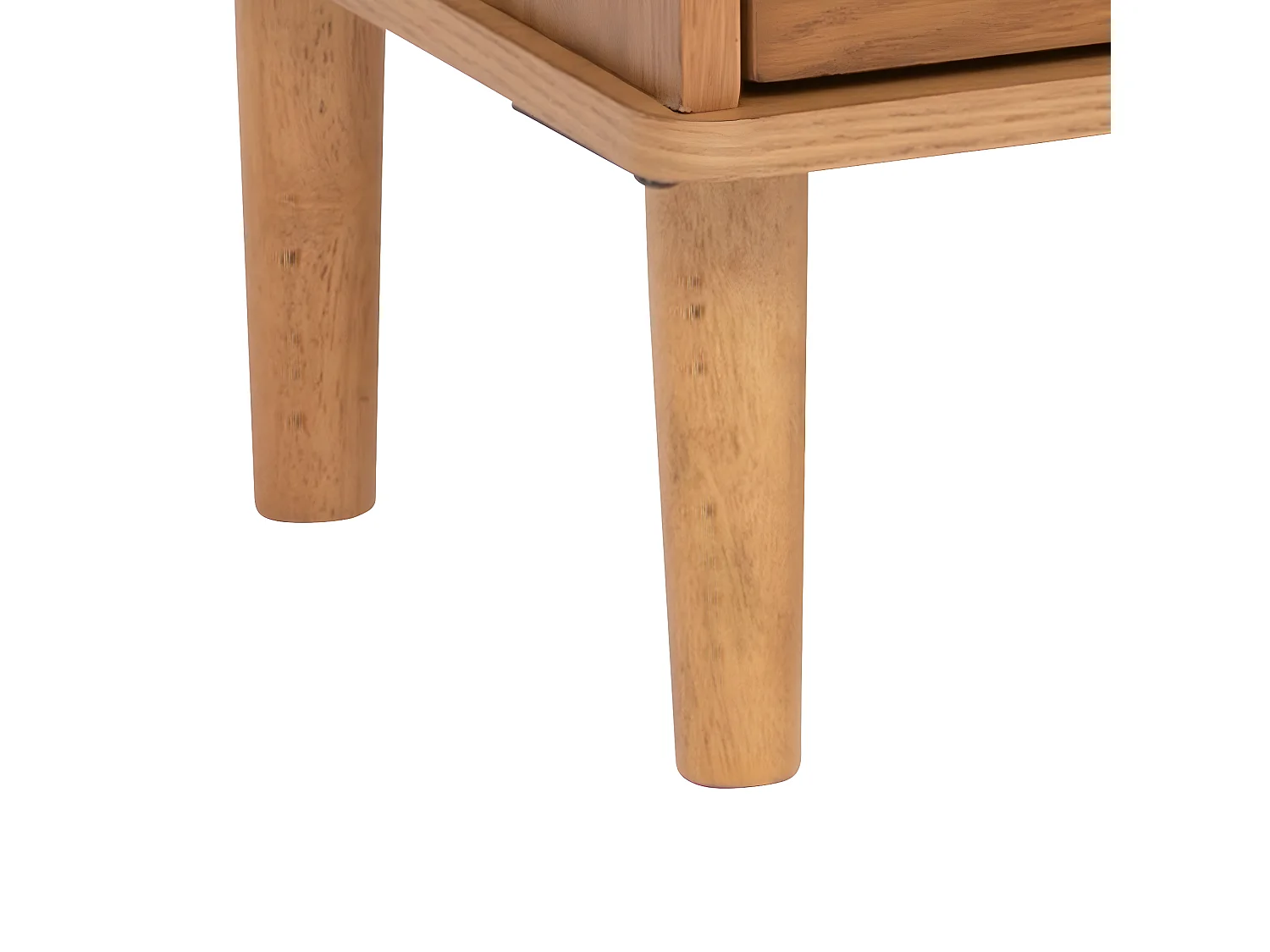 Meuble Chiffonnier 4 tiroirs en Bois Miel H 107.5 cm