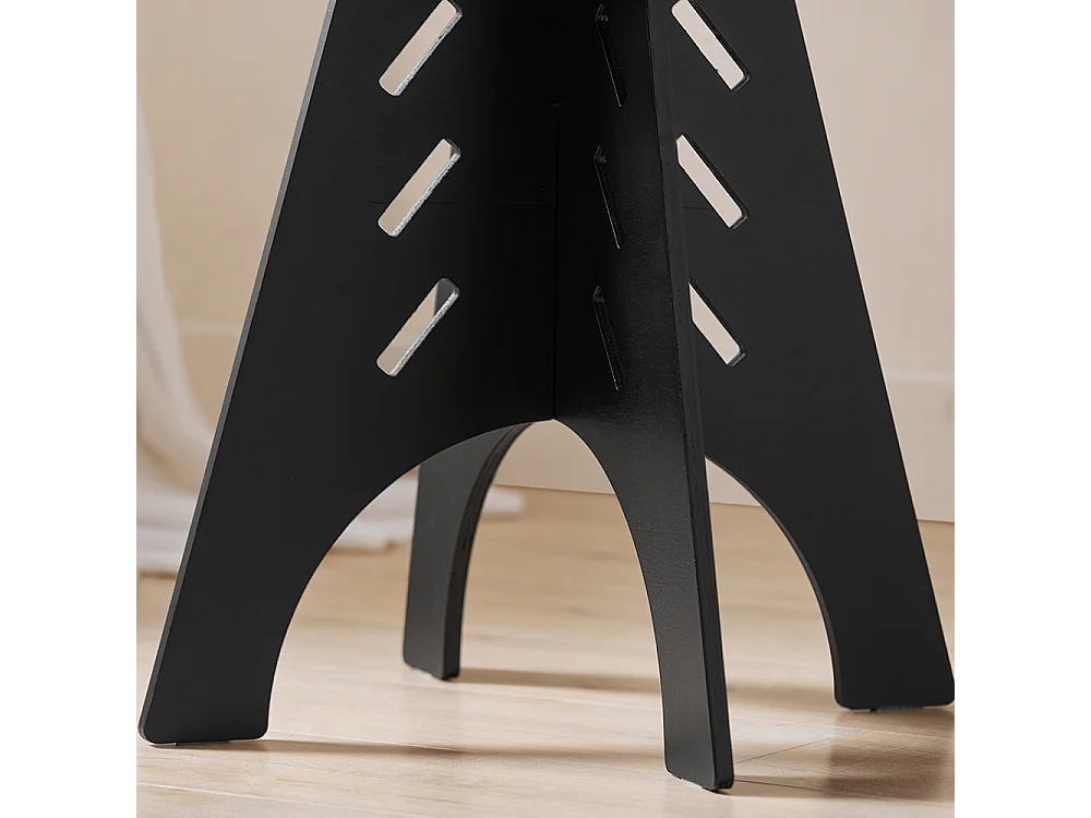 SoBuy, sofá mesa lateral, Prato com rodas, móvel de telefone, HFBT01-SCH