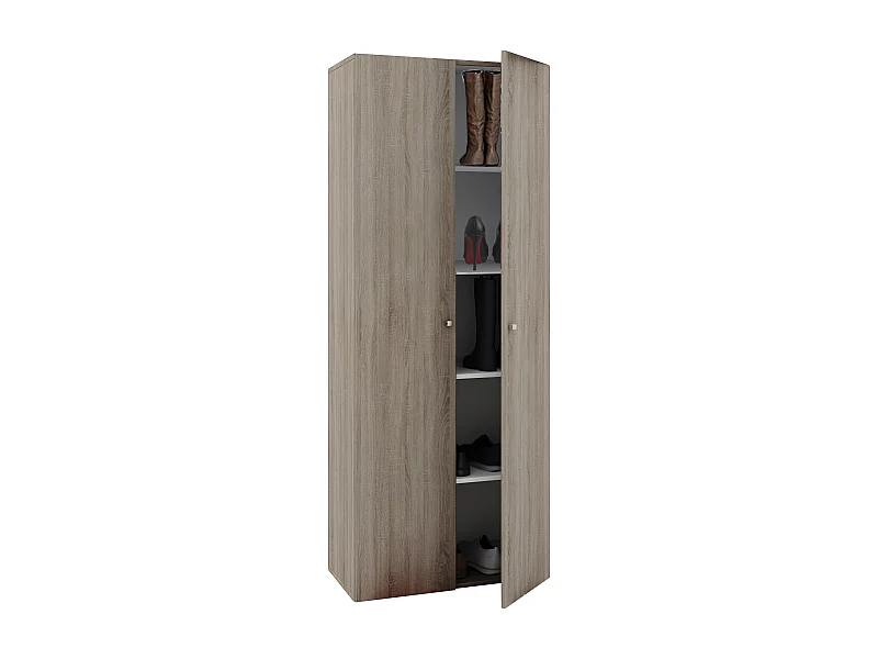 Shoe cabinet Vandol Sonoma oak (Sägerau) W. 70 x H. 178 x D. 40 cm
