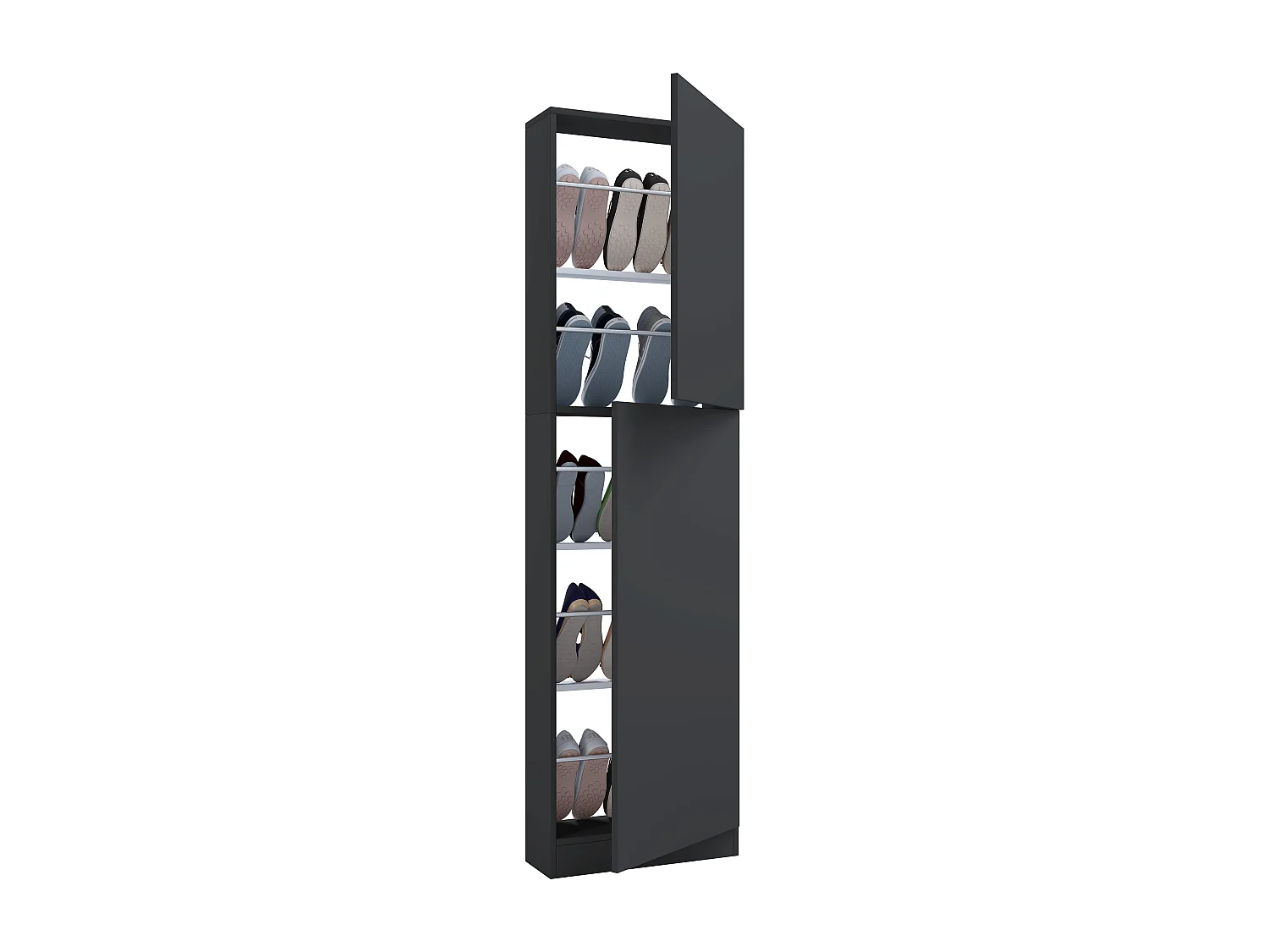 Holz Schuhschrank Schuhkommode Fulisa XL