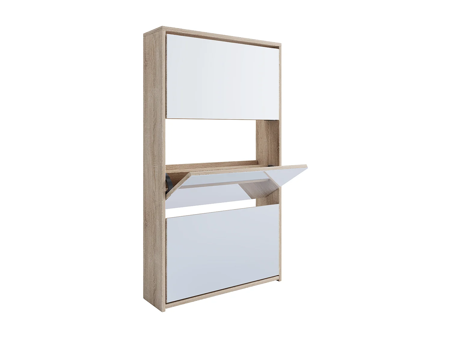 Shoe cabinet Stido Honey oak H. 112 x W. x 63 x D. 17 cm