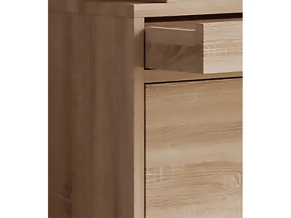 Shoe cabinet Sipos Sonoma oak (Sägerau) H. 91 x W. 59 x D. 22 cm