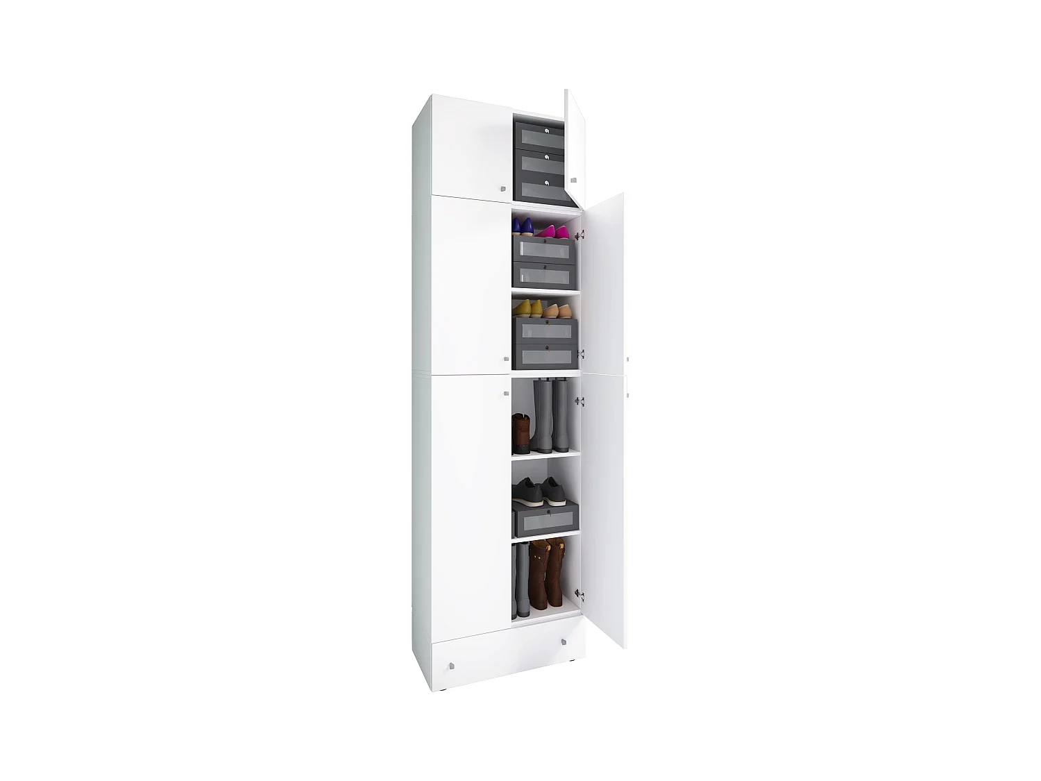 Schoenenkast garderobe Lona 5f AS