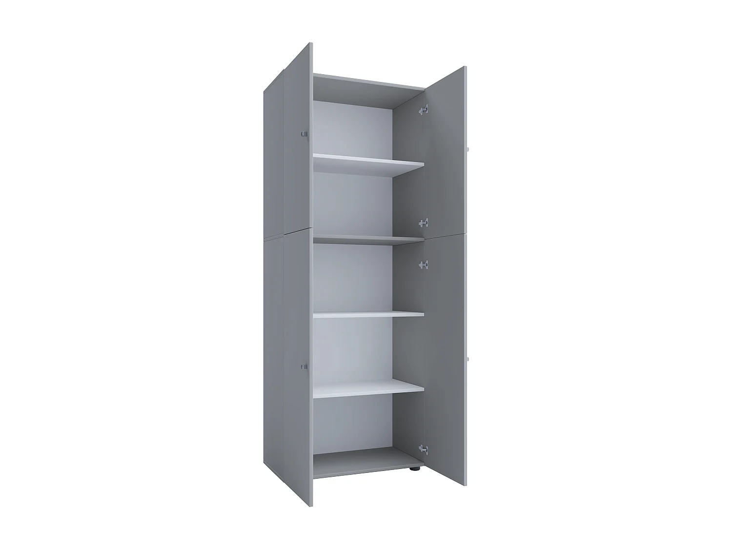 Shoe cabinet Lona Gray W. 70 x H. 184 x D. 40 cm