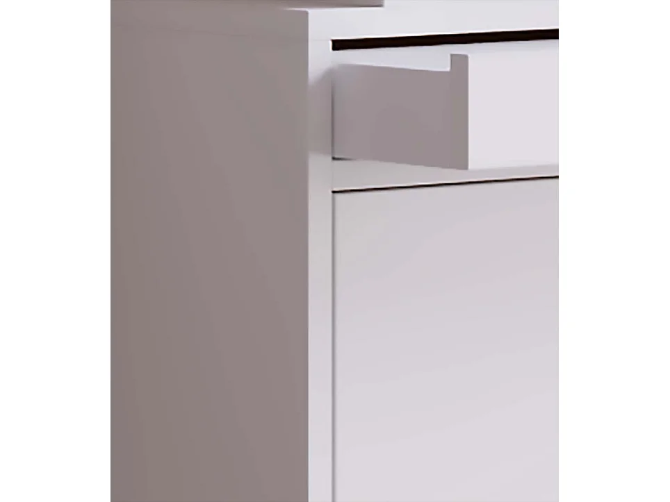 Shoe cabinet Sipos White H. 91 x W. 59 x D. 22 cm