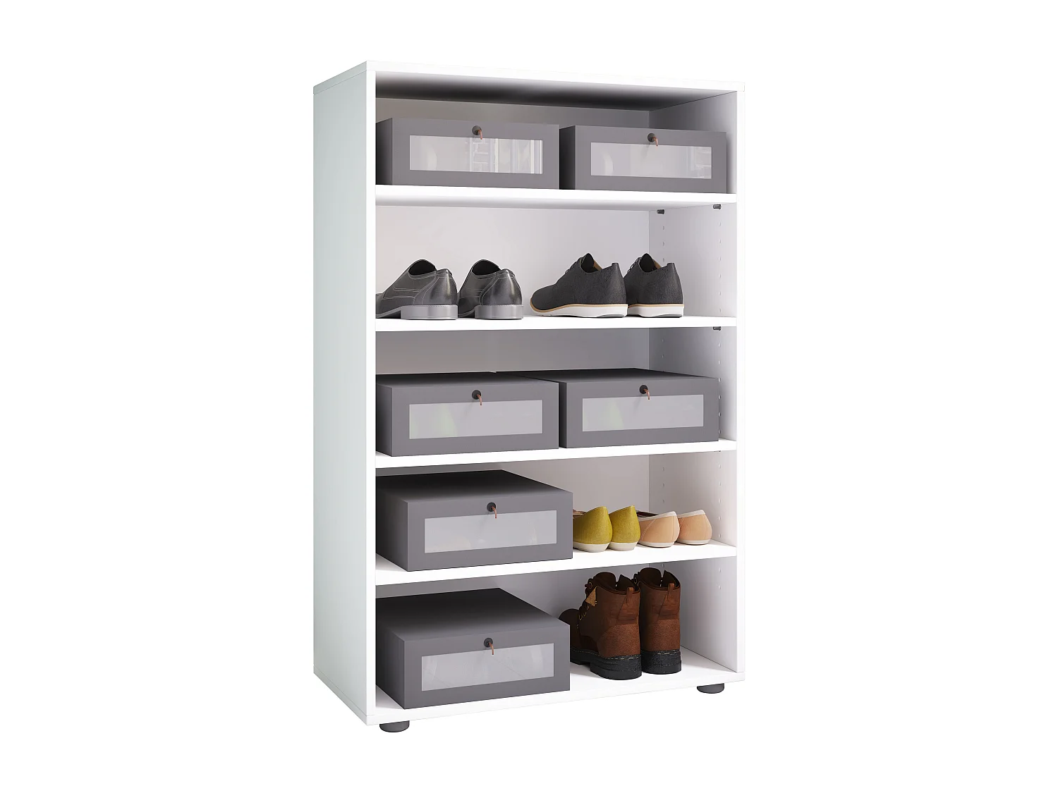 Grande armoire à chaussures porte-chaussures Lona 5