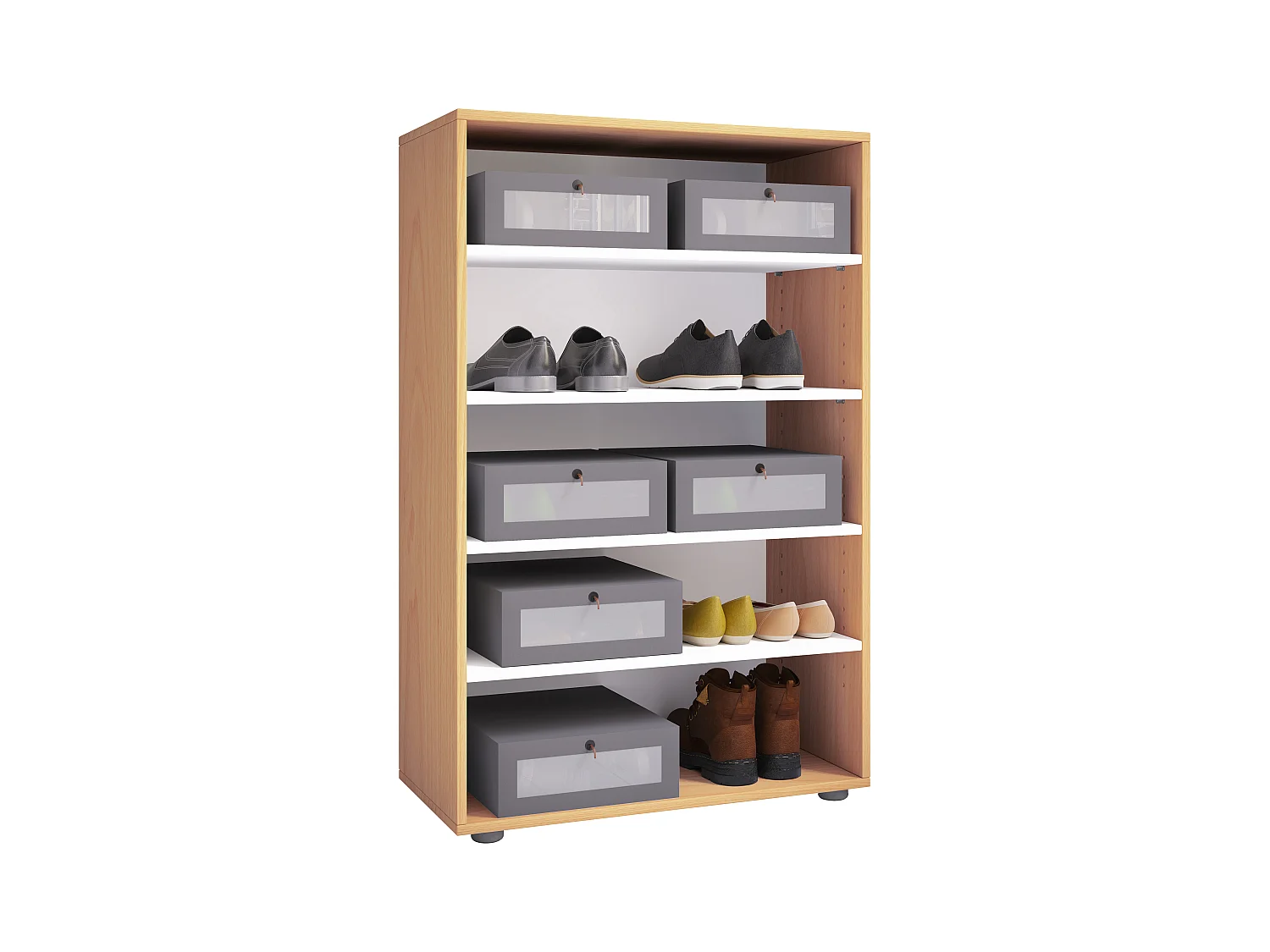 Shoe cabinet Lona Book H. 110 x W. 70 x D. 37 cm