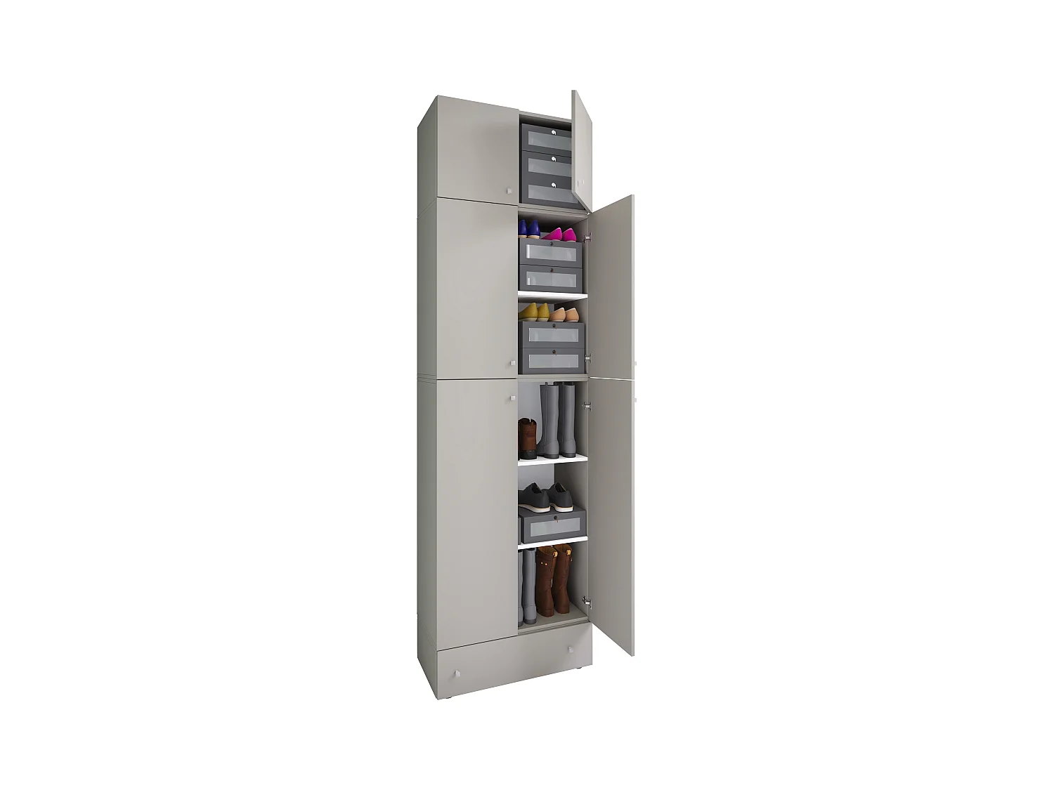 Schoenenkast garderobe Lona 5f AS