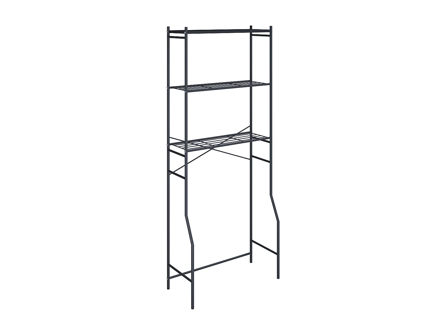 Bathroom furniture washing machine cabinet Tubas Black 0