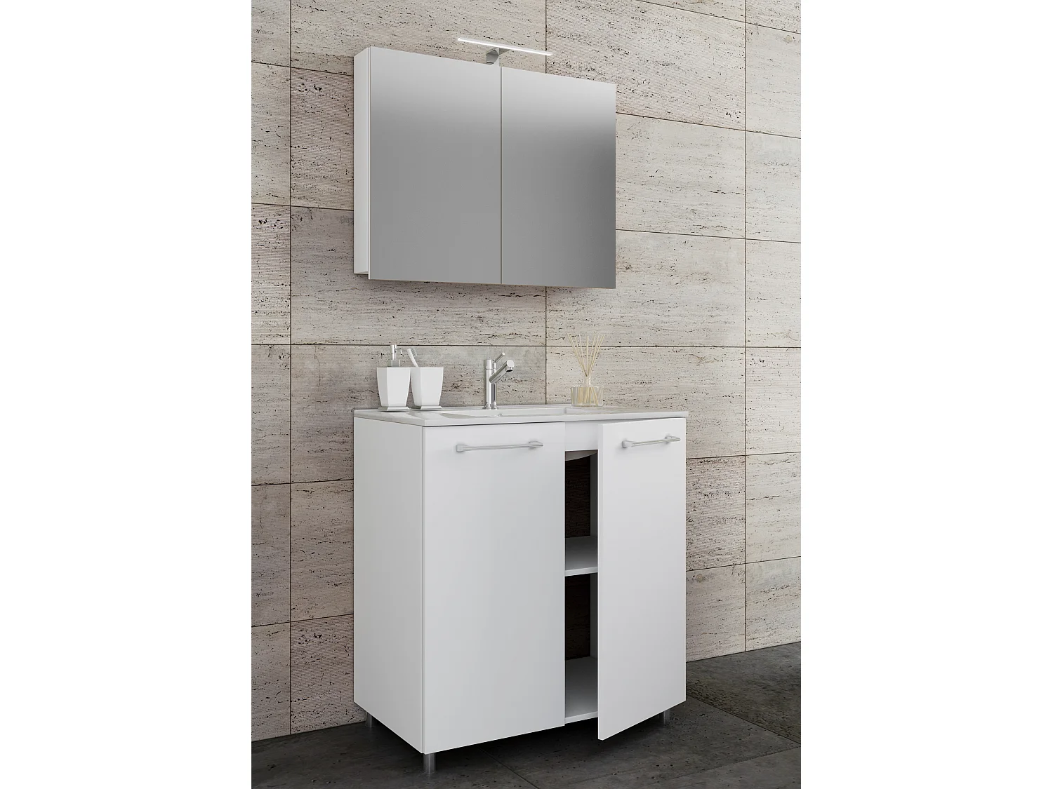 3 pz. lavabo da bagno Badinos SC