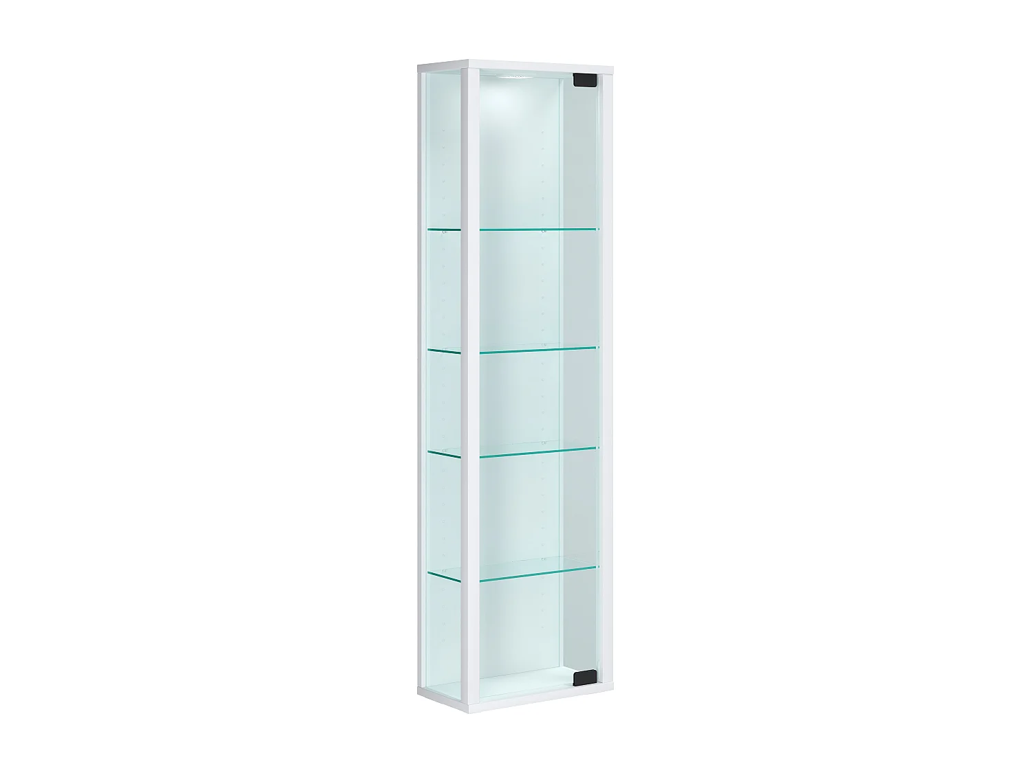 Wall display cabinet Stano White H. 115 x W. 33 x D. 18 cm