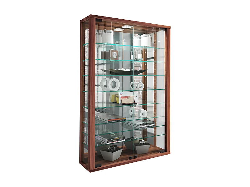 Wandvitrinekast Glazen vitrine Vitrosa Spiegel