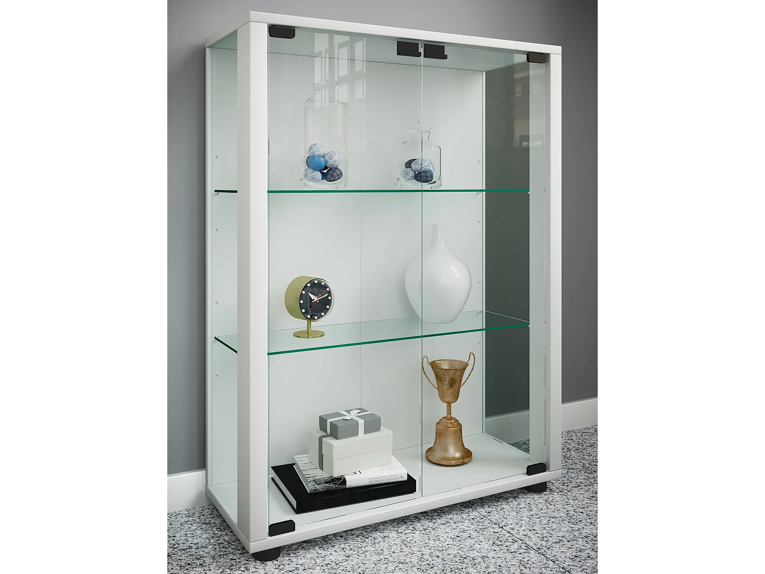 Standing cabinet Sintalo White H. 80 x W. 60 x D. 25 cm