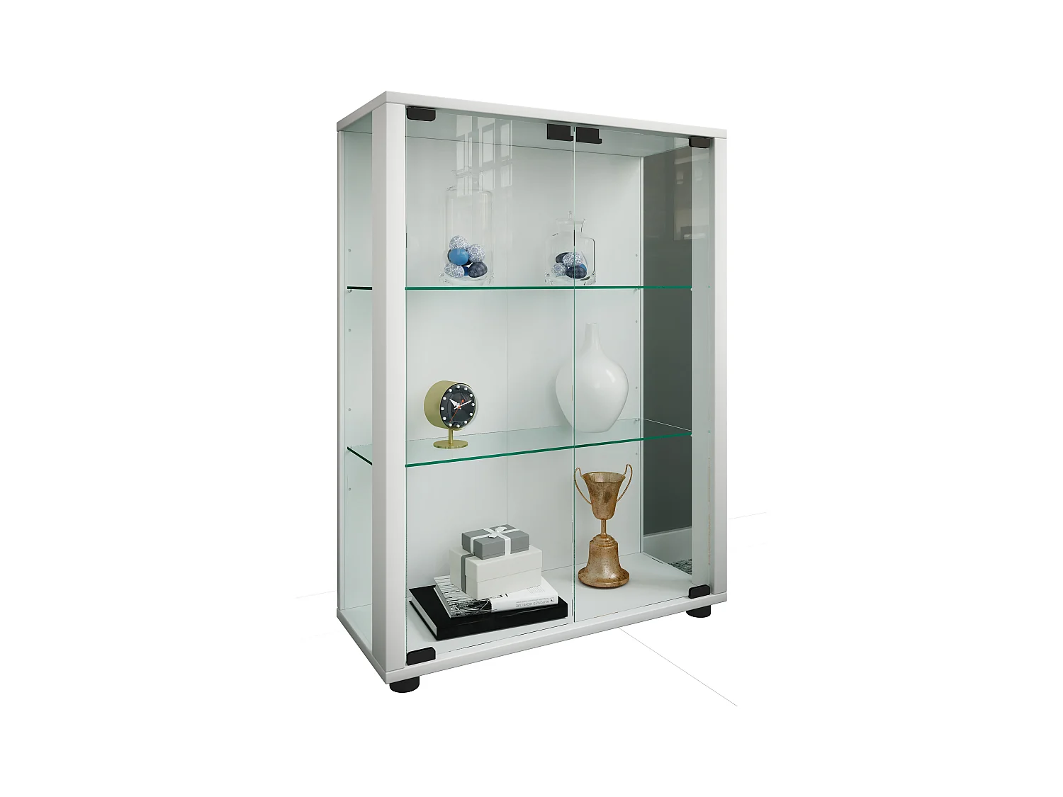 Standing cabinet Sintalo White H. 80 x W. 60 x D. 25 cm