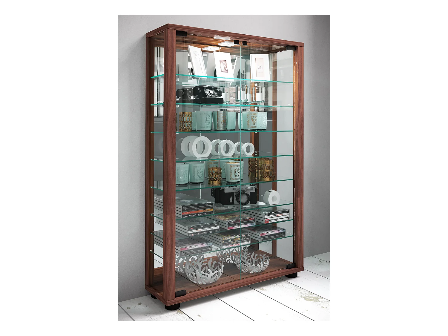 Armário em pé Lumo Nozes 0