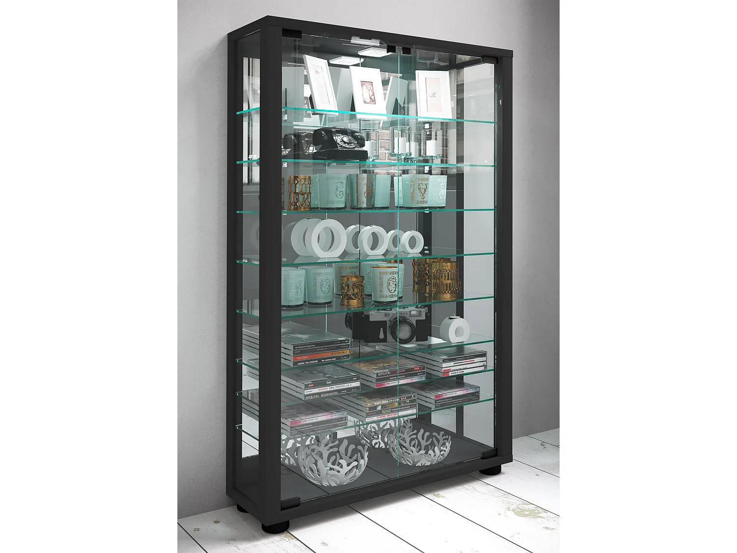 Standing cabinet Lumo Black 0