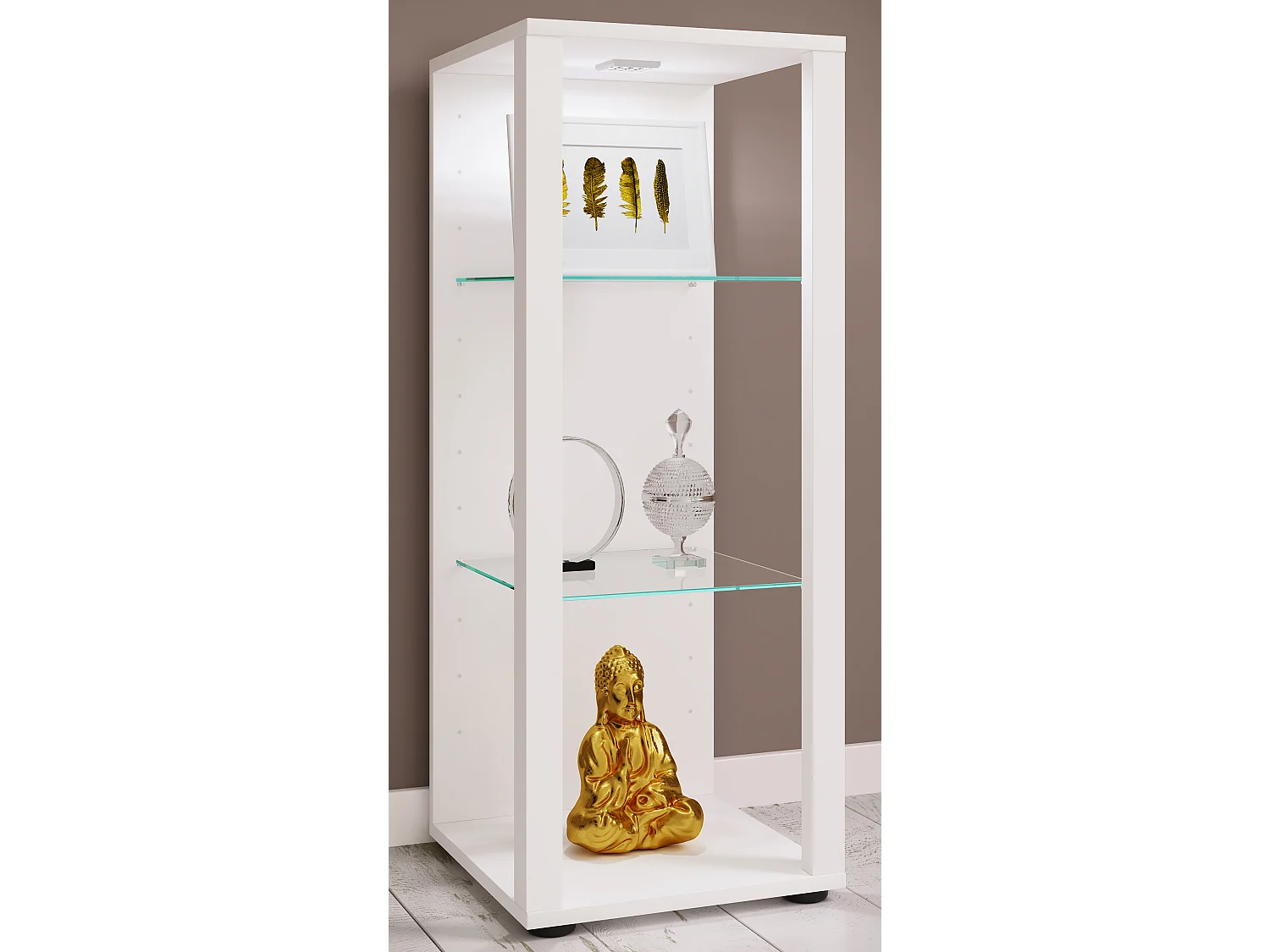 Houten Glas Stand Showcase Glasol M